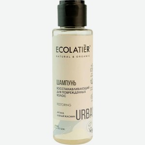 Шампунь Ecolatier для поврежденных волос восстанавливающий аргана белый жасмин 100мл