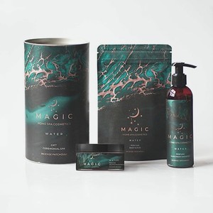 SPA Бокс подарочный magic water incense patchouly шампунь,скраб,мусс