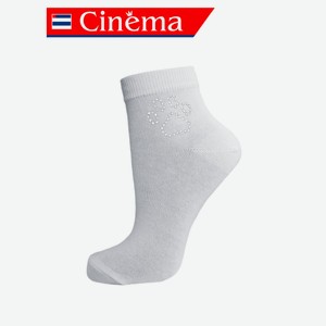Носки женские Cinema СД 3-1СТ Лапки белые, размер 23