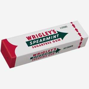 Жевательная резинка Wrigley s Spearmint пластинки, 13г
