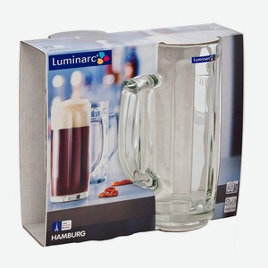 Набор кружек д/пива Luminarc Гамбург 2шт 500мл