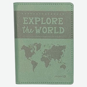 Обложка для паспорта темно-зеленая