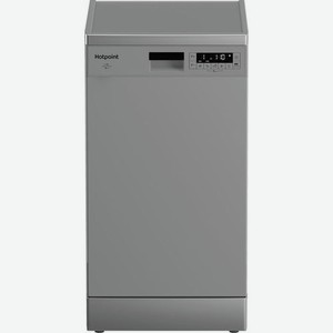 Посудомоечная машина HOTPOINT HFS 1C57 S, узкая, напольная, 44.8см, загрузка 10 комплектов, серебристая [869894600020]