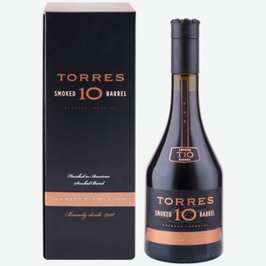 Бренди TORRES 10 Смоукд Баррел алк.38% п/у, Испания, 0.7 L