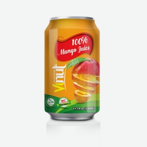 Сок Vinut манго прямой отжим, 330мл Вьетнам