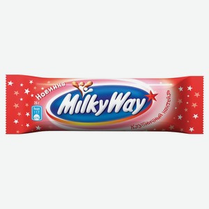 Батончик шоколадный Milky Way Клубничный коктейль с суфле 26г