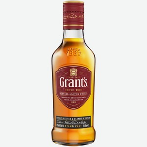 Виски Grant s Triple Wood 3 года 0,2 л