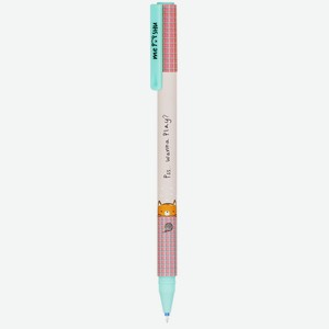 Ручка Meshu Beary-Beary гелевая синяя стираемая, 0.5мм Китай