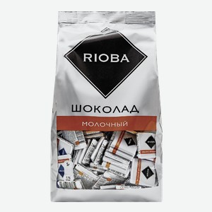RIOBA Шоколад молочный (5г х 160шт), 800г Россия
