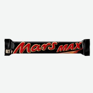 Батончик шоколадный Mars Max с карамелью и нугой 81г