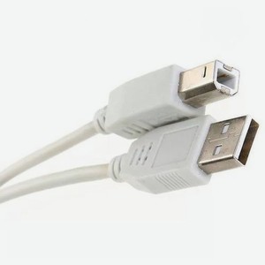 Кабель PREMIER 5-910 1.8, USB A(m) (прямой) - USB B(m) (прямой), 1.8м, серый
