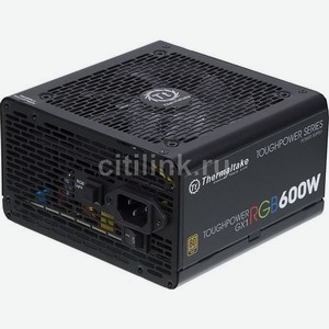 Блок питания Thermaltake Toughpower GX1 RGB, 600Вт, 120мм, черный, retail [ps-tpd-0600nhfage-1]