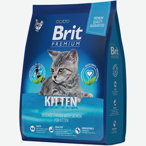 Сухой корм для котят BRIT Premium Kitten Курица, 400 г