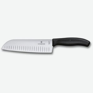 Нож кухонный Victorinox Swiss Classic Swiss Classic, сантоку, 170мм, стальной, черный [6.8523.17b]