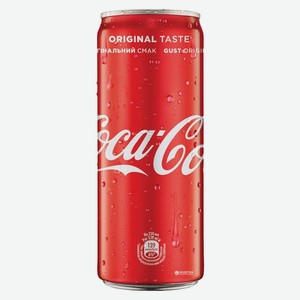 Напиток Кока-Кола Оригинал газ.0,33л ж/б