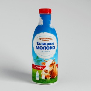 Молоко ТАЛИЦКОЕ Традиционное 3,5-4%, 1 л