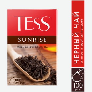 Чай черный Tess Sunrise 100г