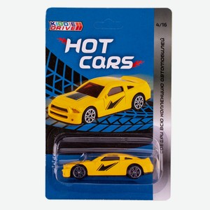 Игрушка транспортная из пластмассы для детей  Hot Cars , арт. 87003