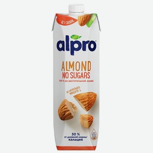 Напиток миндальный ультрапастеризованный обогащенный кальцием без сахара Alpro 1,1% 1л, 1,01 кг