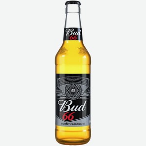 Пиво Bud 66 светлое 0,45 л