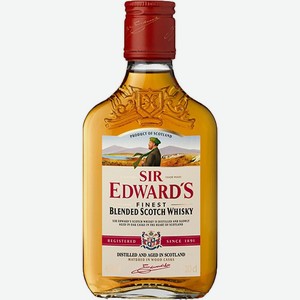 Виски Сир Эдвардс 3 года 40% 0,2 л /Великобритания/