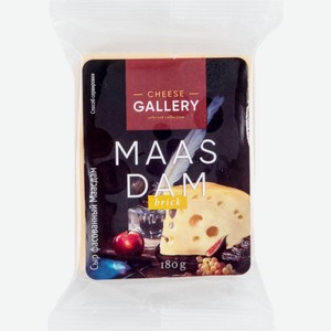 Сыр полутвёрдый Маасдам Gold Cheese Gallery 45%, 180 г