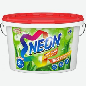 Стиральный порошок для цветного белья Neon Алоэ Вера, 3 кг