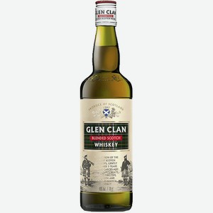 Виски Глен Клан 3 года 40% 0,7 л /Великобритания/