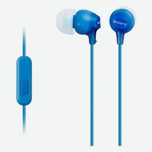 Наушники с микрофоном Sony MDR-EX15 LP Blue