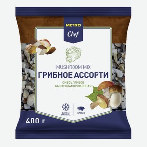 METRO Chef Ассорти грибное замороженное, 400г Россия