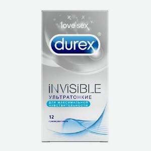 Презервативы марки Durex: Invisible - ультратонкие №12