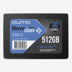 Внутренний SSD диск Qumo Novation 512 GB 2,5 
