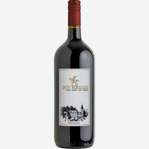 ДОН РОДРИГО вино ординарное красное сухое 1 бут. 1,5л 11% Испания