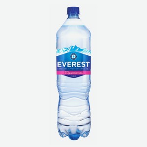 Вода питьевая Эверест 1,5л газированная