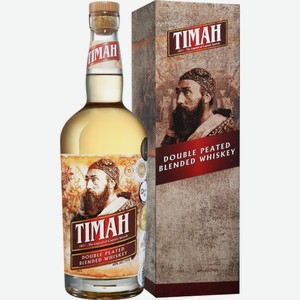 Виски Timah The Double Peat солодовый в подарочной упаковке, 0.75л Малазия