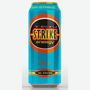 Коктейли «Strike sky», 0.45 л, 7.2 %