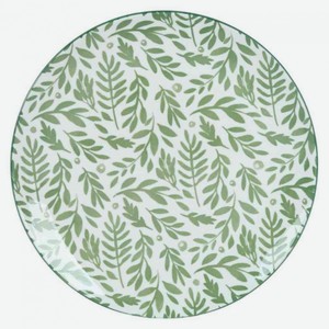 Тарелка обеденная 96C-024-D листья, 26,5 см