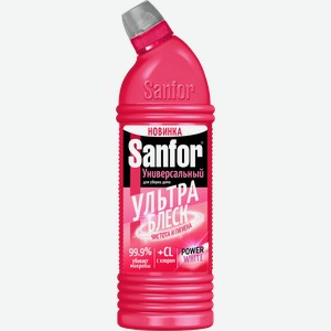 Чистящее средство Sanfor Ультра блеск универсальный с хлором 750мл