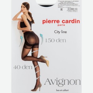 Колготки женские Pierre Cardin Avignon цвет: nero/чёрный, 40 den, 2 р-р