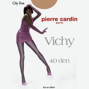 Колготки женские Pierre Cardin Vichy цвет: daino/загар, 40 den, 4 р-р