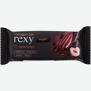 Батончик REXY с высоким содержанием белка Night ореховый 00-00006486, Россия, 40 г