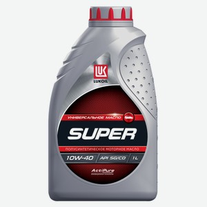 Масло моторное синтетическое Lukoil Супер 10W-40 SG/CD, 1л Россия