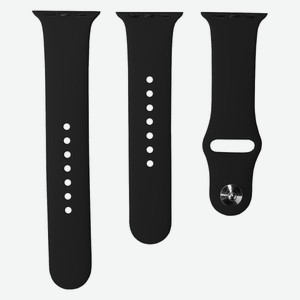 Ремешок Sumdex для Apple Watch, силикон, черный (WBI-002BK)