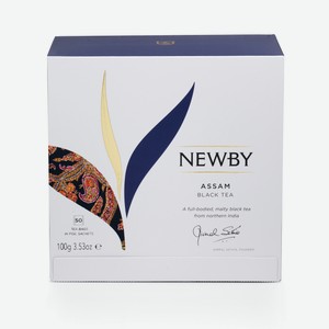 Чай Newby Assam черный (2г x 50шт), 100г Индия