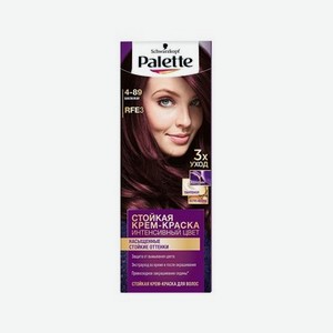 Крем - краска Palette Интенсивный цвет стойкая для волос RFE3 Баклажан 50мл
