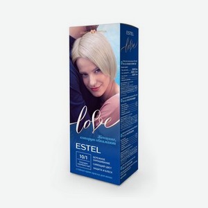 Стойкая крем - краска для волос Estel Love 10/1 Блондин серебристый
