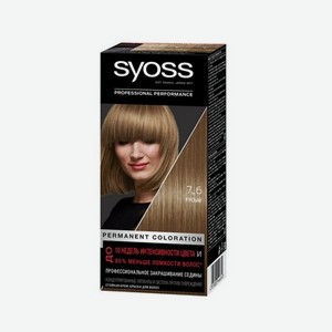 Крем - краска Syoss Color стойкая для волос 7-6 Русый 50мл