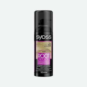 Тонирующий спрей Syoss Root Retoucher для закрашивания корней волос и седины , Русый 120мл