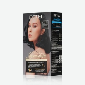 Стойкая крем-гель краска для волос Estel Color Signature 5/11 Вулканический пепел