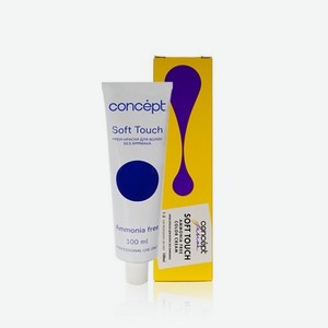 Крем - краска для волос без аммиака Concept Soft Touch 9.75 , Очень светлый блондин бежево-розовый , 100мл